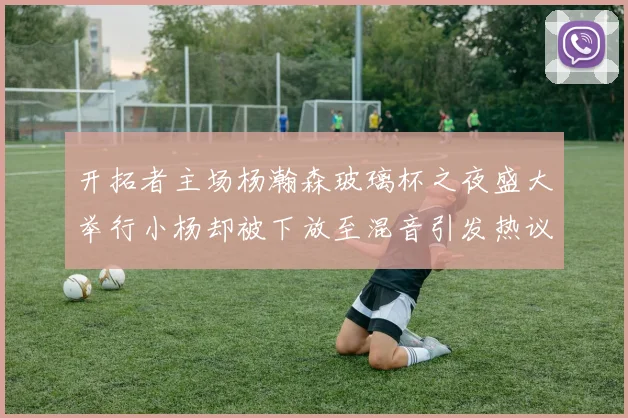 开拓者主场杨瀚森玻璃杯之夜盛大举行小杨却被下放至混音引发热议